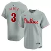 Men's Philadelphia Phillies Bryce Harper Nike Gray Away Limited Player Jersey