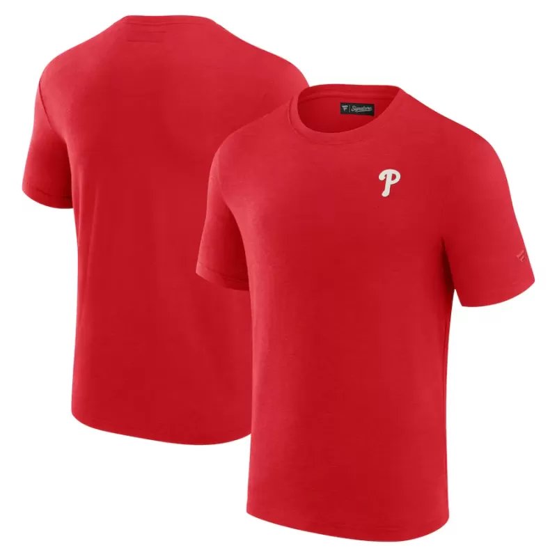 Men's Philadelphia Phillies Fanatics Red Modal Short Sleeve T-Shirt Men's Philadelphia Phillies Fanatics Red Modal Short Sleeve T-Shirt