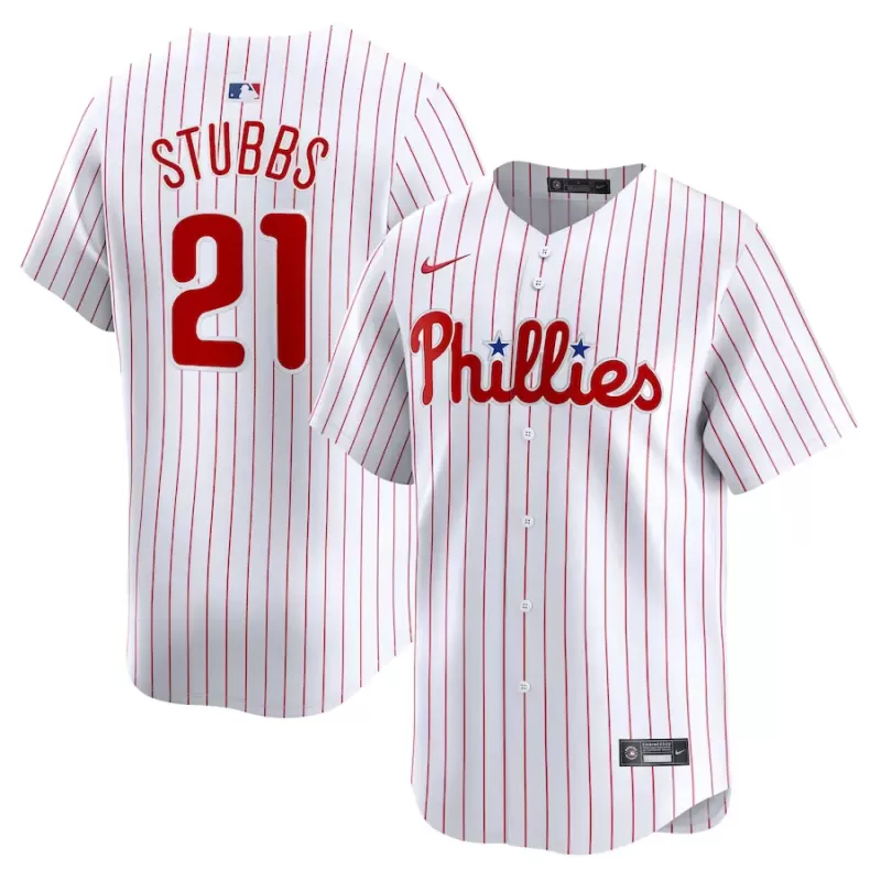 Men's Philadelphia Phillies Garrett Stubbs Nike White Home Limited Player Jersey Men's Philadelphia Phillies Garrett Stubbs Nike White Home Limited Player Jersey