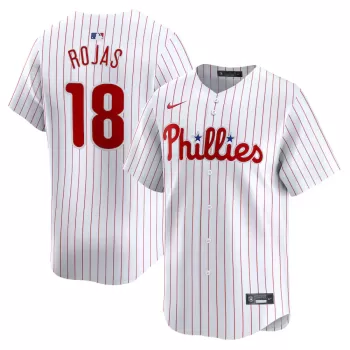 Men's Philadelphia Phillies Johan Rojas Nike White Home Limited Player Jersey Men's Philadelphia Phillies Johan Rojas Nike White Home Limited Player Jersey