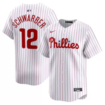 Men's Philadelphia Phillies Kyle Schwarber Nike White Alternate Limited Player Jersey Men's Philadelphia Phillies Kyle Schwarber Nike White Alternate Limited Player Jersey
