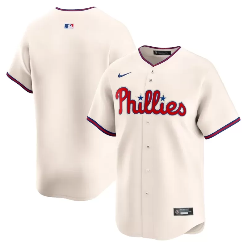 Men's Philadelphia Phillies Nike Cream Alternate Limited Jersey Men's Philadelphia Phillies Nike Cream Alternate Limited Jersey