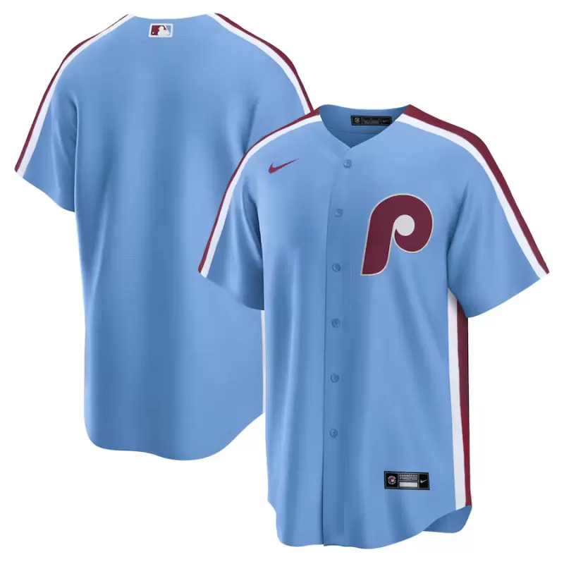 Men's Philadelphia Phillies Nike Light Blue Alternate Replica Team Jersey Men's Philadelphia Phillies Nike Light Blue Alternate Replica Team Jersey