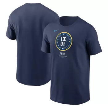 Men's Philadelphia Phillies Nike Navy 2024 City Connect Large Logo T-Shirt