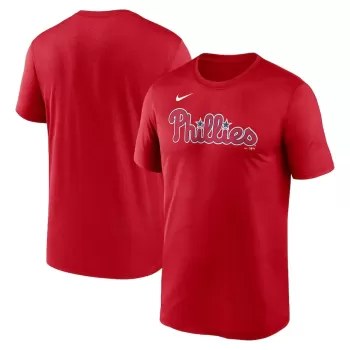 Men's Philadelphia Phillies Nike Red Legend Fuse Wordmark T-Shirt