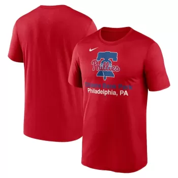 Men's Philadelphia Phillies Nike Red Stadium Legend Performance T-Shirt