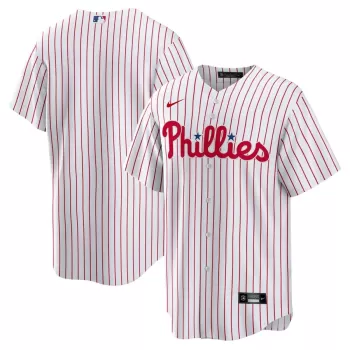 Men's Philadelphia Phillies Nike White Home Replica Team Jersey Men's Philadelphia Phillies Nike White Home Replica Team Jersey