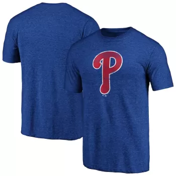 Men's Philadelphia Phillies Profile Royal Big & Tall Weathered Logo T-Shirt Men's Philadelphia Phillies Profile Royal Big & Tall Weathered Logo T-Shirt
