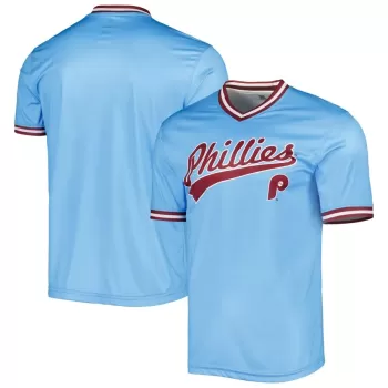 Men's Philadelphia Phillies Stitches Light Blue Cooperstown Collection Team Jersey Men's Philadelphia Phillies Stitches Light Blue Cooperstown Collection Team Jersey