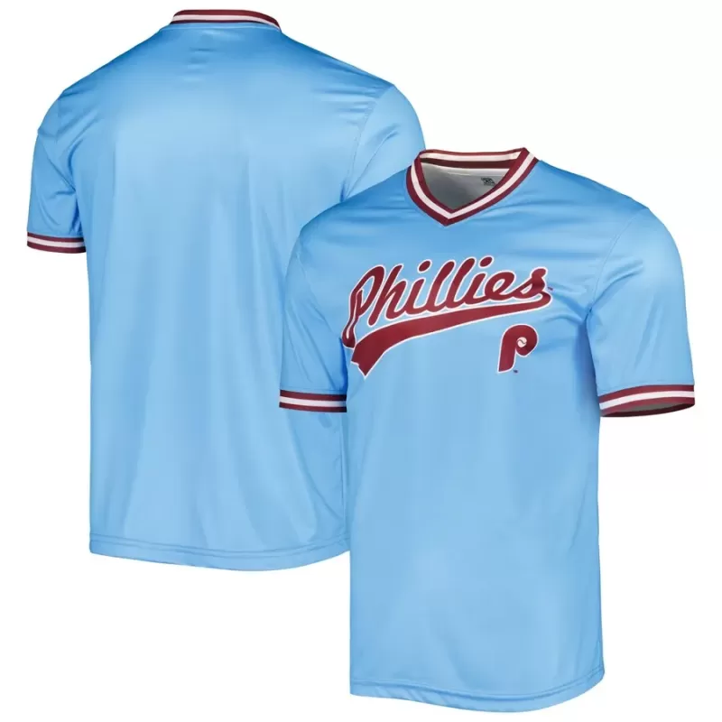 Men's Philadelphia Phillies Stitches Light Blue Cooperstown Collection Team Jersey Men's Philadelphia Phillies Stitches Light Blue Cooperstown Collection Team Jersey