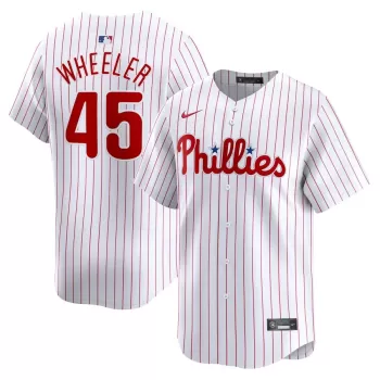 Men's Philadelphia Phillies Zack Wheeler Nike White Home Limited Player Jersey Men's Philadelphia Phillies Zack Wheeler Nike White Home Limited Player Jersey
