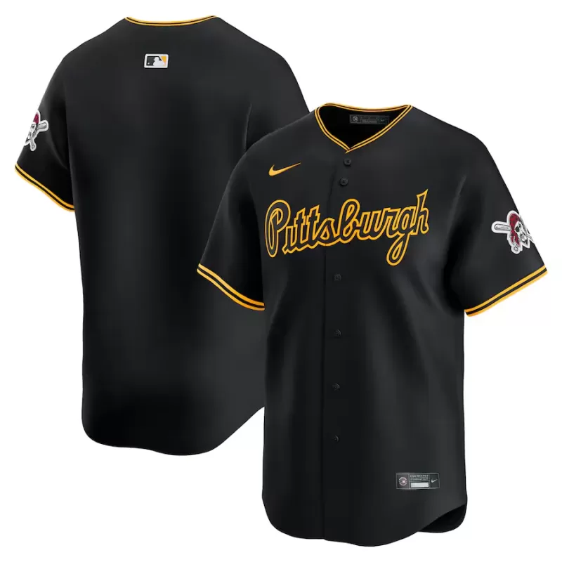 Men's Pittsburgh Pirates Nike Black Alternate Limited Jersey Men's Pittsburgh Pirates Nike Black Alternate Limited Jersey