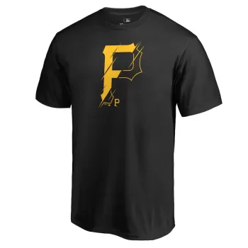 Men's Pittsburgh Pirates Black X-Ray T-Shirt Men's Pittsburgh Pirates Black X-Ray T-Shirt