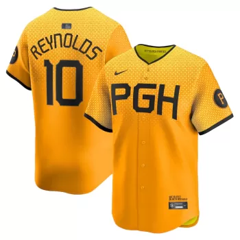 Men's Pittsburgh Pirates Bryan Reynolds Nike Gold City Connect Limited Player Jersey Men's Pittsburgh Pirates Bryan Reynolds Nike Gold City Connect Limited Player Jersey