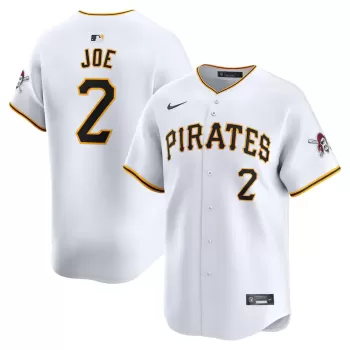Men's Pittsburgh Pirates Connor Joe Nike White Home Limited Player Jersey Men's Pittsburgh Pirates Connor Joe Nike White Home Limited Player Jersey
