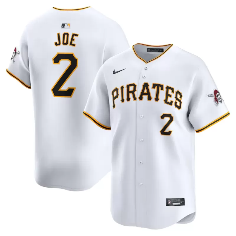Men's Pittsburgh Pirates Connor Joe Nike White Home Limited Player Jersey Men's Pittsburgh Pirates Connor Joe Nike White Home Limited Player Jersey