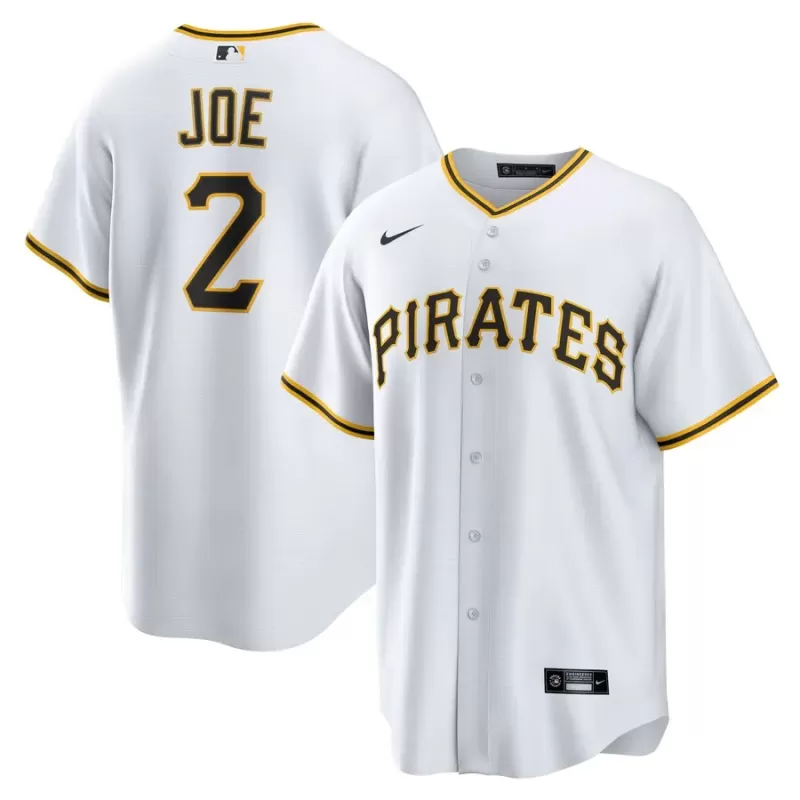 Men's Pittsburgh Pirates Connor Joe Nike White Home Replica Jersey Men's Pittsburgh Pirates Connor Joe Nike White Home Replica Jersey