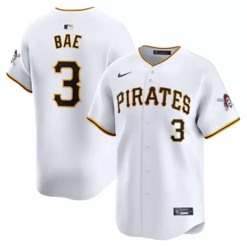 Men's Pittsburgh Pirates Ji-Hwan Bae Nike White Home Limited Player Jersey Men's Pittsburgh Pirates Ji-Hwan Bae Nike White Home Limited Player Jersey