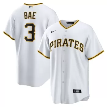 Men's Pittsburgh Pirates Ji-Hwan Bae Nike White Replica Player Jersey Men's Pittsburgh Pirates Ji-Hwan Bae Nike White Replica Player Jersey