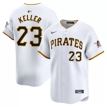 Men's Pittsburgh Pirates Mitch Keller Nike White Home Limited Player Jersey Men's Pittsburgh Pirates Mitch Keller Nike White Home Limited Player Jersey
