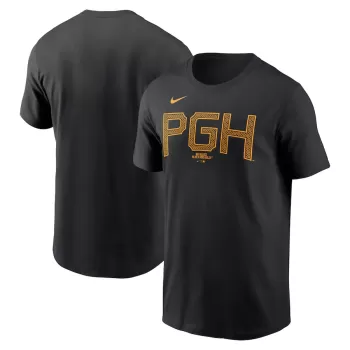Men's Pittsburgh Pirates Nike Black City Connect Wordmark T-Shirt