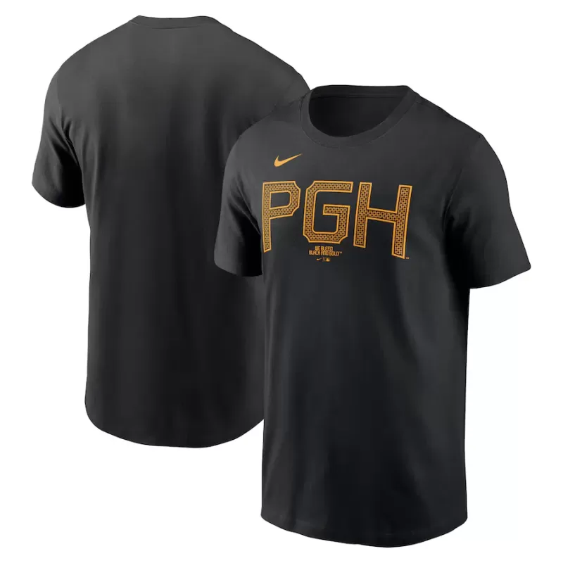 Men's Pittsburgh Pirates Nike Black City Connect Wordmark T-Shirt Men's Pittsburgh Pirates Nike Black City Connect Wordmark T-Shirt