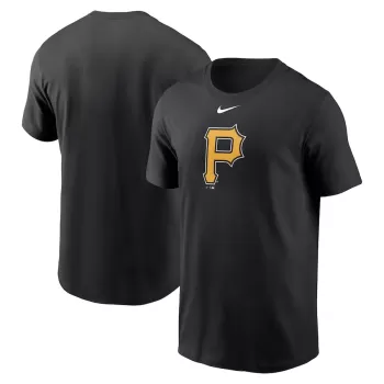 Men's Pittsburgh Pirates Nike Black Fuse Logo T-Shirt