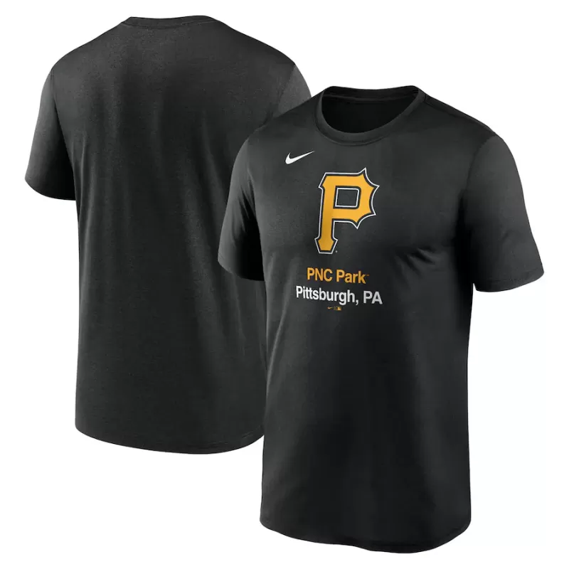 Men's Pittsburgh Pirates Nike Black Stadium Legend Performance T-Shirt Men's Pittsburgh Pirates Nike Black Stadium Legend Performance T-Shirt