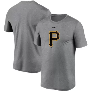 Men's Pittsburgh Pirates Nike Gray Large Logo Legend Performance T-Shirt Men's Pittsburgh Pirates Nike Gray Large Logo Legend Performance T-Shirt