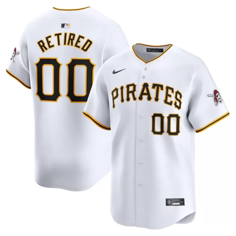 Men's Pittsburgh Pirates Nike White Home Limited Pick-A-Player Retired Roster Jersey Men's Pittsburgh Pirates Nike White Home Limited Pick-A-Player Retired Roster Jersey