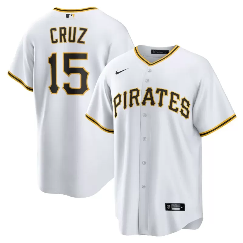 Men's Pittsburgh Pirates Oneil Cruz Nike White Home Replica Jersey Men's Pittsburgh Pirates Oneil Cruz Nike White Home Replica Jersey