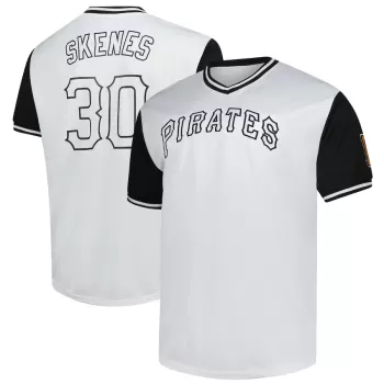 Men's Pittsburgh Pirates Paul Skenes Profile White Big & Tall Birdeye T-Shirt