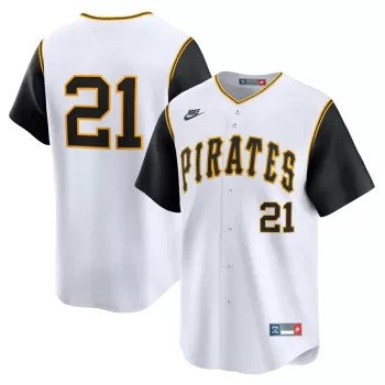 Men's Pittsburgh Pirates Roberto Clemente Nike White Throwback Cooperstown Limited Jersey Men's Pittsburgh Pirates Roberto Clemente Nike White Throwback Cooperstown Limited Jersey