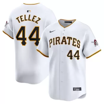 Men's Pittsburgh Pirates Rowdy Tellez Nike White Home Limited Player Jersey Men's Pittsburgh Pirates Rowdy Tellez Nike White Home Limited Player Jersey
