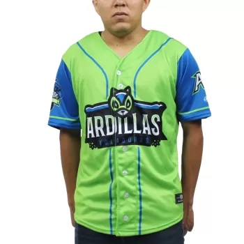 Men's Richmond Flying Squirrels Green/Blue Copa Replica Jersey Men's Richmond Flying Squirrels Green/Blue Copa Replica Jersey