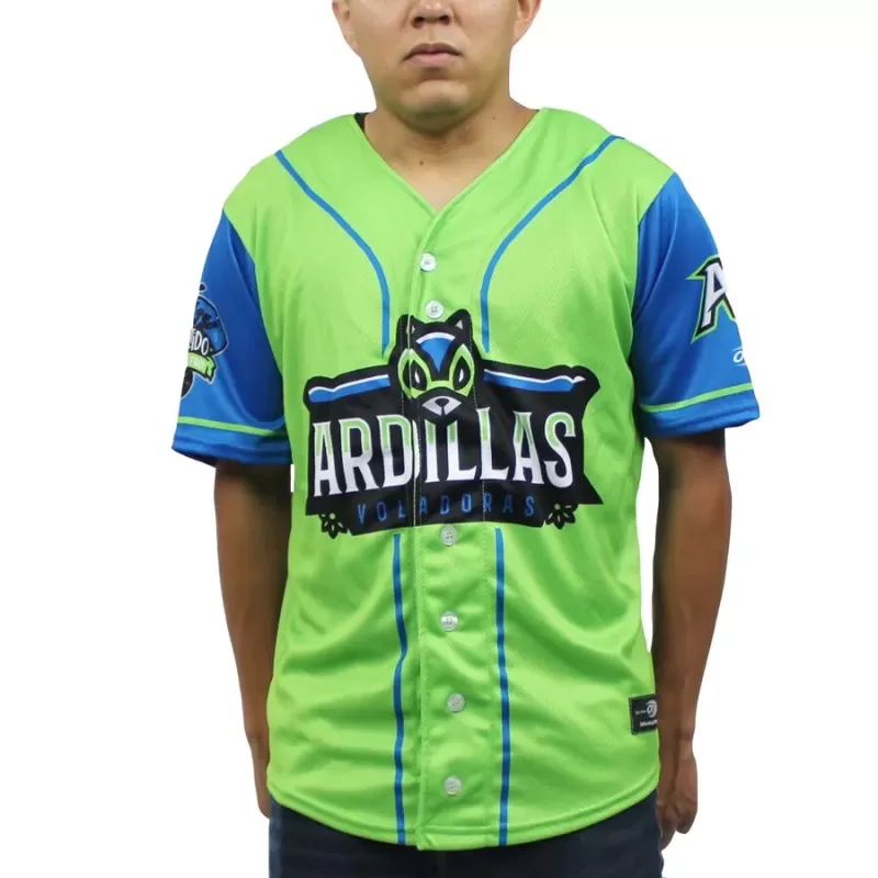 Men's Richmond Flying Squirrels Green/Blue Copa Replica Jersey Men's Richmond Flying Squirrels Green/Blue Copa Replica Jersey
