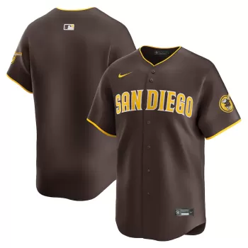 Men's San Diego Padres Nike Brown Away Limited Jersey Men's San Diego Padres Nike Brown Away Limited Jersey