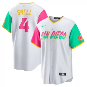 Men's San Diego Padres Blake Snell Nike White City Connect Replica Player Jersey Men's San Diego Padres Blake Snell Nike White City Connect Replica Player Jersey