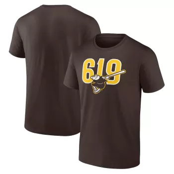 Men's San Diego Padres Brown 619 Beisbol T-Shirt Men's San Diego Padres Brown 619 Beisbol T-Shirt