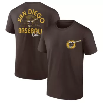Men's San Diego Padres Brown Bring It T-Shirt Men's San Diego Padres Brown Bring It T-Shirt