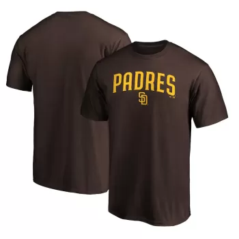 Men's San Diego Padres Brown Series Sweep T-Shirt Men's San Diego Padres Brown Series Sweep T-Shirt