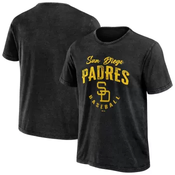 Men's San Diego Padres Darius Rucker Collection by Fanatics Black Cooperstown Collection Washed T-Shirt Men's San Diego Padres Darius Rucker Collection by Fanatics Black Cooperstown Collection Washed T-Shirt