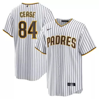 Men's San Diego Padres Dylan Cease Nike White Home Replica Jersey Men's San Diego Padres Dylan Cease Nike White Home Replica Jersey
