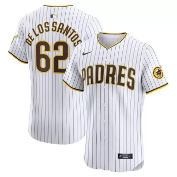 Men's San Diego Padres Enyel De Los Santos Nike White Home Elite Player Jersey Men's San Diego Padres Enyel De Los Santos Nike White Home Elite Player Jersey