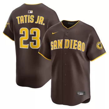 Men's San Diego Padres Fernando Tatis Jr. Nike Brown Alternate Limited Player Jersey Men's San Diego Padres Fernando Tatis Jr. Nike Brown Alternate Limited Player Jersey