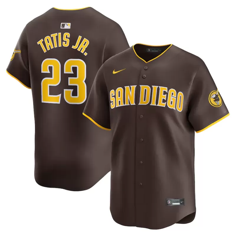 Men's San Diego Padres Fernando Tatis Jr. Nike Red Away Limited Player Jersey Men's San Diego Padres Fernando Tatis Jr. Nike Red Away Limited Player Jersey