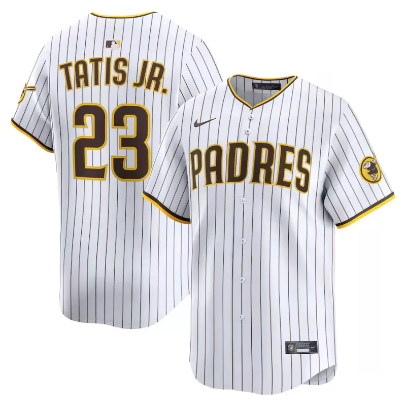 Men's San Diego Padres Fernando Tatis Jr. Nike White Alternate Limited Player Jersey Men's San Diego Padres Fernando Tatis Jr. Nike White Alternate Limited Player Jersey
