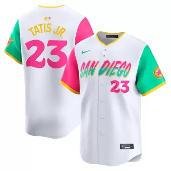 Men's San Diego Padres Fernando Tatis Jr. Nike White City Connect Limited Player Jersey Men's San Diego Padres Fernando Tatis Jr. Nike White City Connect Limited Player Jersey