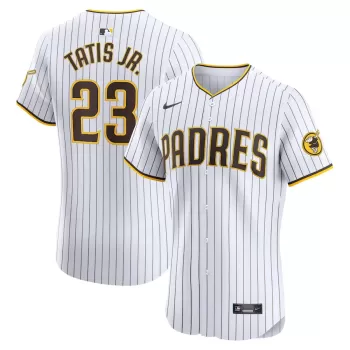Men's San Diego Padres Fernando Tatis Jr. Nike White Home Elite Jersey Men's San Diego Padres Fernando Tatis Jr. Nike White Home Elite Jersey