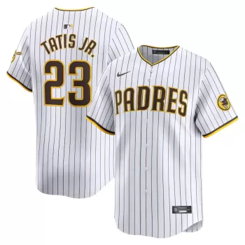 Men's San Diego Padres Fernando Tatis Jr. Nike White Home Limited Player Jersey Men's San Diego Padres Fernando Tatis Jr. Nike White Home Limited Player Jersey